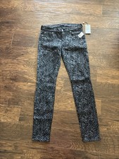 7 For All Mankind The Skinny Jeans Size 29 Chevron Textured AU0150289A NWT