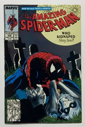 AMAZING SPIDER MAN # 308 Copper Age VF 1988 Todd McFarlane MARVEL Comics EC