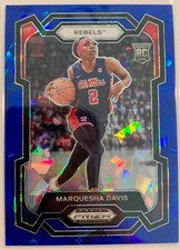 Marquesha Davis 2024 Panini Prizm Draft Picks #96 Prizms Blue Ice SP /99