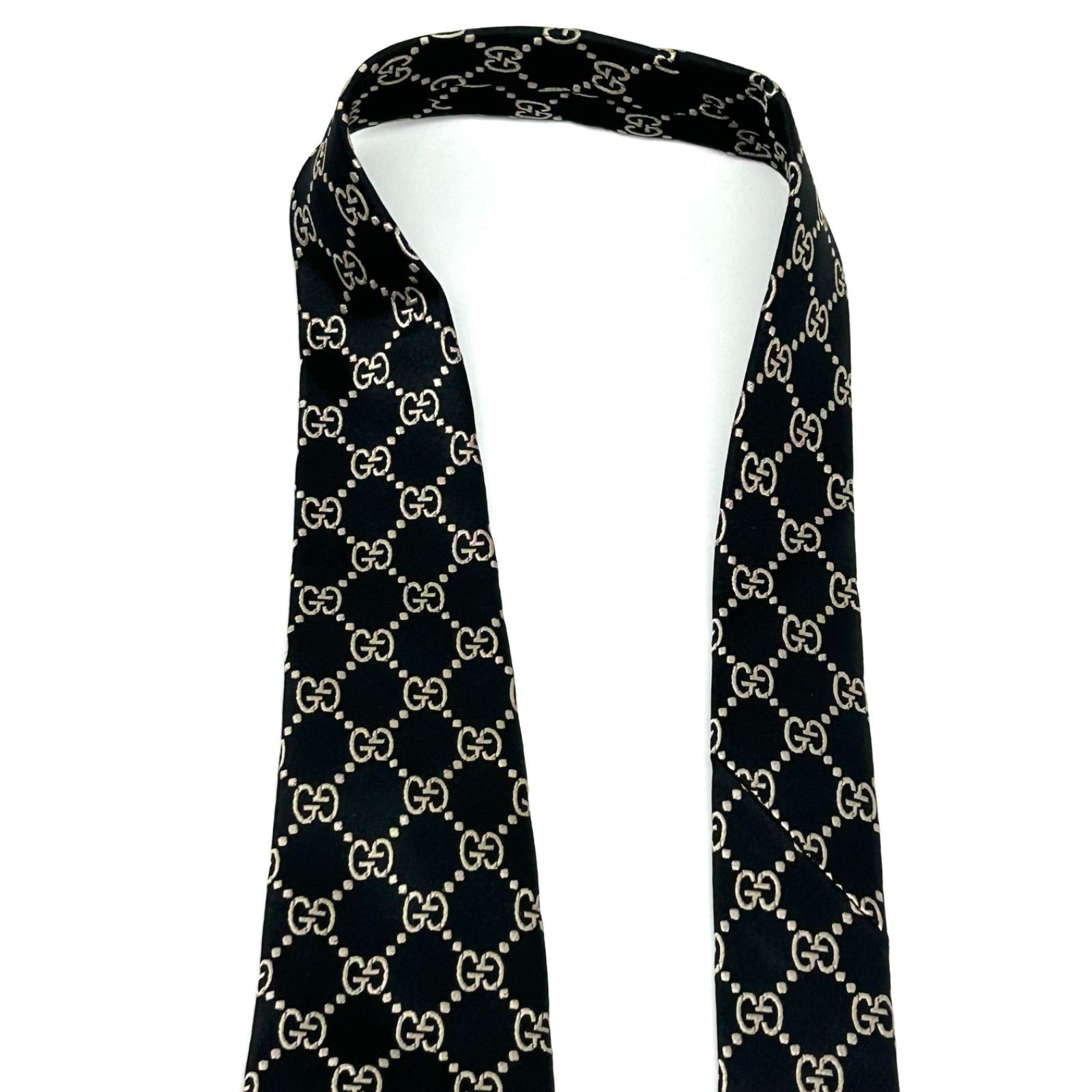 Gucci GG Pattern Interlocking Necktie Black Luxur… - image 6