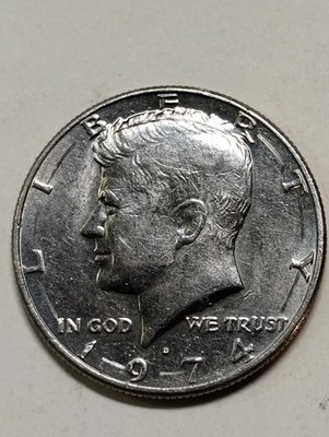 1974-D Kennedy Half Dollar Double Die Obverse DDO & Double Die Reverse DDR ERROR