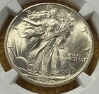 1936 Walking Liberty Half Dollar 50c NGC MS66 (3004). FREE SHIPPING