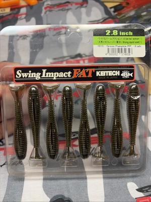Keitech Swing Impact Fat 2.8  Green pumpkin