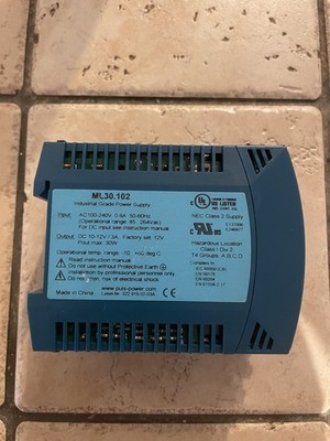 PULS - ML30.102 - POWER SUPPLY 100-240VAC  0.6A  30W