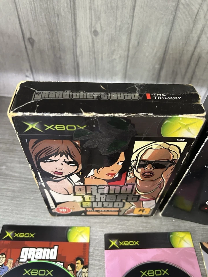 Grand Theft Auto Trilogy Xbox Original With Manuals & Poster - Image 4 of 4