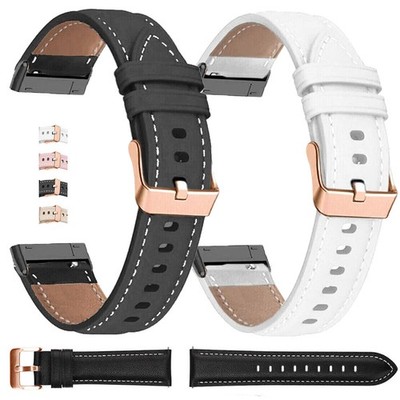 Für Fitbit Sense 2/Versa 3/Versa 4 Armband Leder Ersatz Uhrenarmband Smartwatch