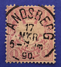 BAYERN 1884 Nr.53 xb gestempelt Landsberg