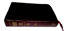 The Rainbow Study Bible King James Version Burgundy Leather Bold Letter Edition