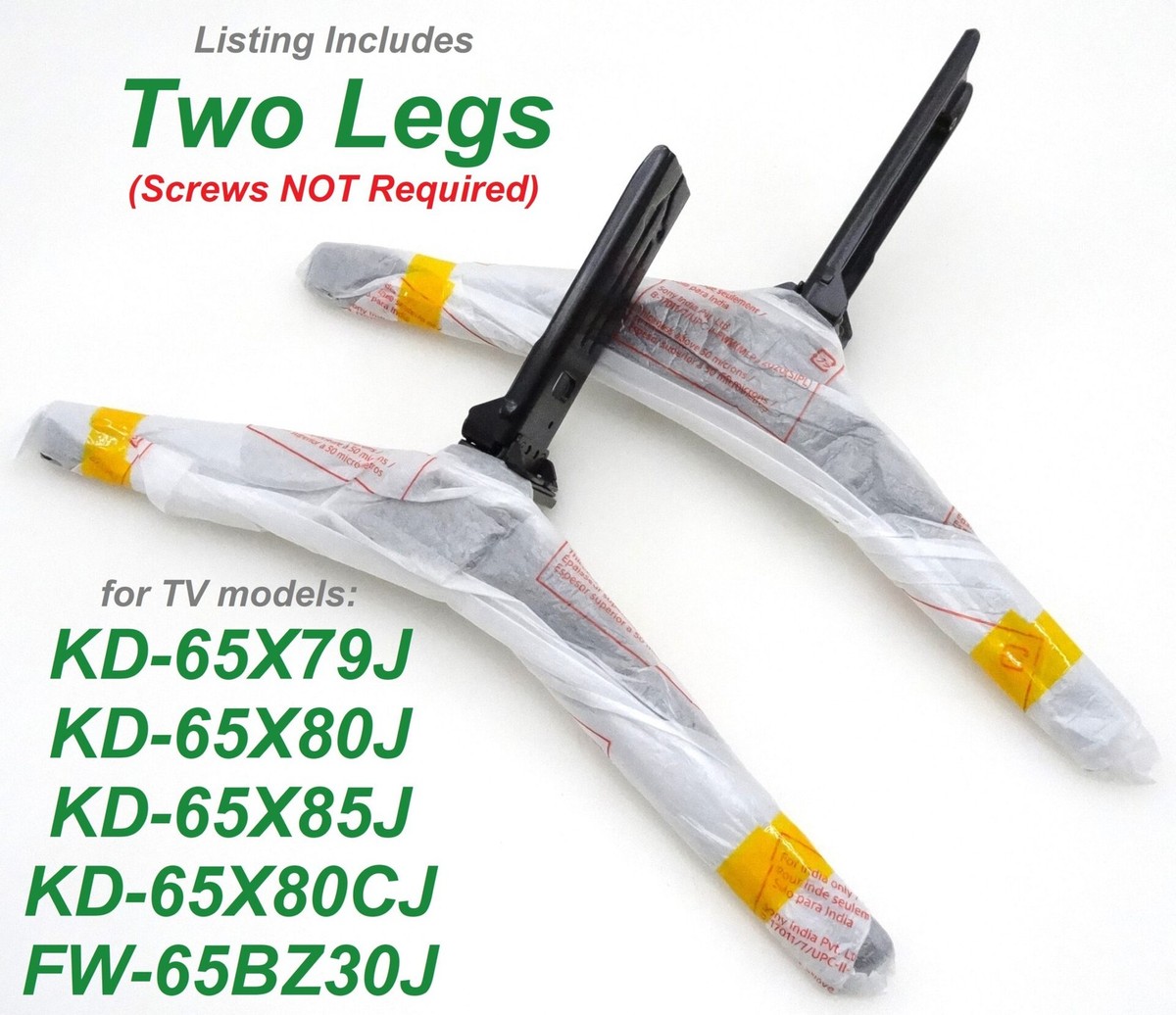 Sony KD-65X80J KD-55X80CJ Stand Legs | For KD-65X80J | For Sony
