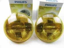 (2) Philips 4412A 12V 35W Amber Fog Sealed Be...