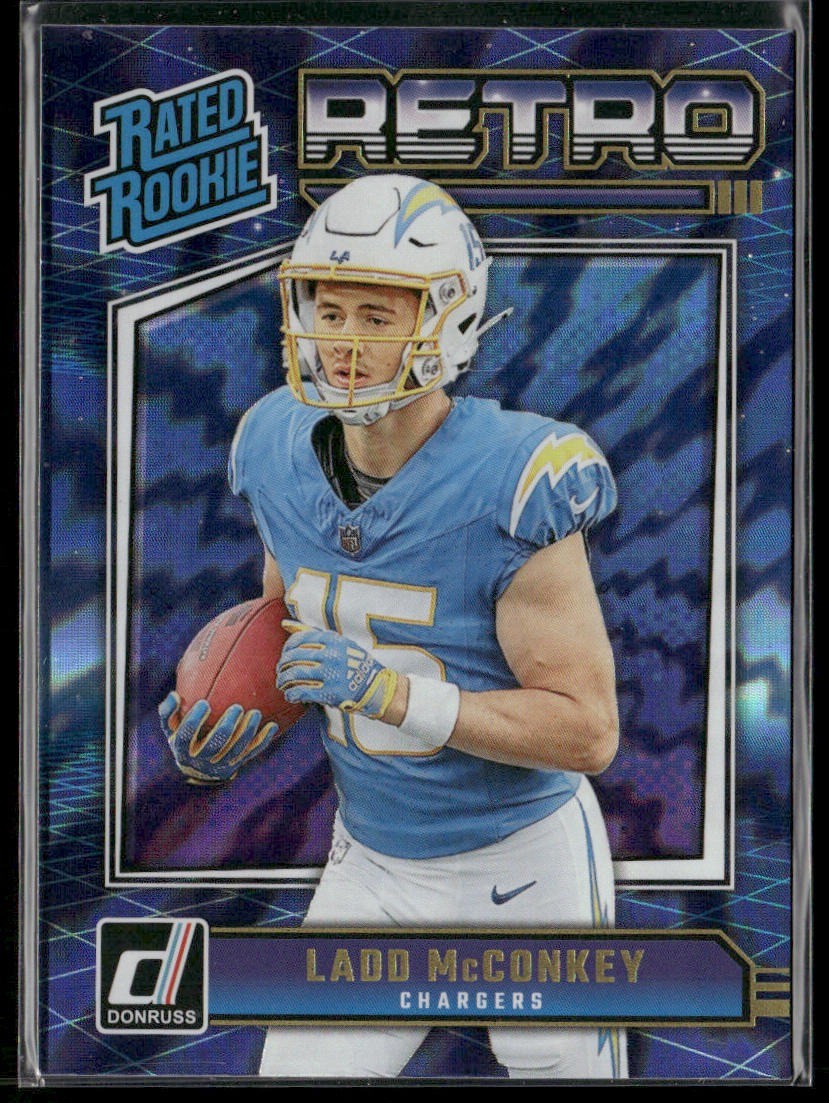 2024 Donruss #5 Ladd McConkey Rated Rookies Retro
