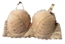 NEW Sofra Beige Lace Underwire Bra 44DDD N Li...