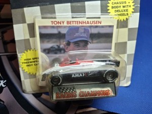 1989 NIP Racing Champions Amax Tony Bettenhausen 16 Indy Car On Display Stand