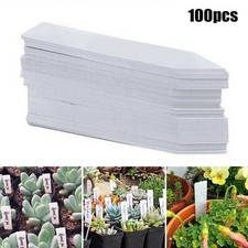 100 St��ck Pflanzenmarker Etiketten Flexibel PVC Anh?nger Wasserdicht Garten 10