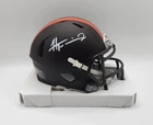 HAROLD FANNIN JR Signed Auto Cleveland Browns Riddell Matte Helmet COA Witnessed