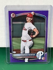 2025 Bowman Chrome Prospects Andrew Painter Purple Refractor /250 Phillies RC