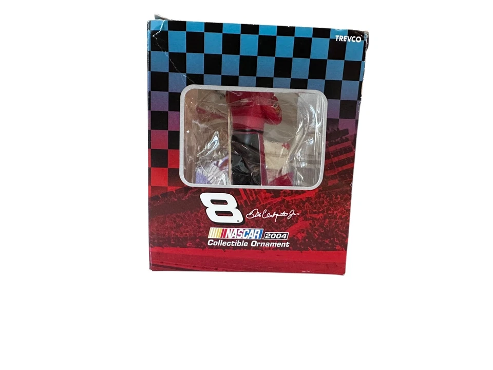 Adorno coleccionable vintage 2004 Dale Earnhardt Jr NASCAR Trevco n.º 8 con caja Foto 4 de 4
