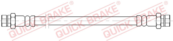 Quick Brake Bremsschlauch Passend FüR VW UP 1.0 Load Skoda Citigo E-Citigo-image