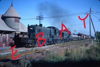 Jersey Central CNJ RSD 4 AC 3 Action Northampton PA 1966 Original Kodachrome