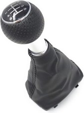 For Audi A4 B6 B7 S-Line Gear Shift Stick Black Gaiter Knob 6 Speed Uk Stock