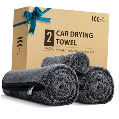 2-Pack Microfiber Towels (35''x 24'') Extra Large Ultra Absorbent Drying Towel 