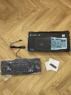 Logitech G105 Gaming Tastatur USB NORDIC SCANDINAVIA QWERTY Schwarz