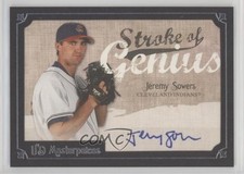 2007 UD Masterpieces Stroke of Genius Jeremy Sowers #SG-SO Auto h1f