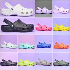 UK Size Kids Adults Classic Sandal Clogs Lightweight Beach Slip Shoes Slipper