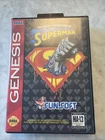 Sega Genesis The Death And Return Of Superman Authentic No Manual Tested Cib