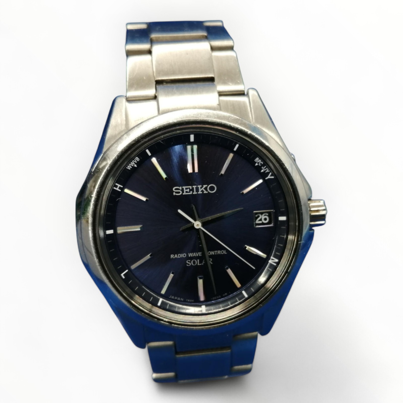 Authentic SEIKO 7B24-0BN0 Men's Wristwatch Model 5377