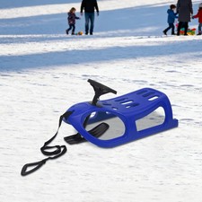 Snow Sled Single Rider Winter Sleigh Outdoor Snow Sled for Toddlers Kids