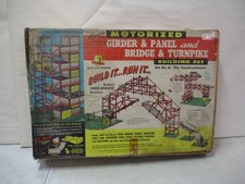 1960 Kenner Motorized Girder And Panel And Bridge And Turnpike Building Set No.8