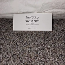 THE ORIGINAL SNOW VILLAGE CLASSIC CARS 5457-7 MG