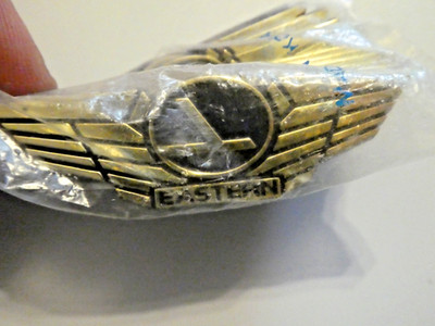 Vintage EASTERN Airlines Junior Pilot Wings Stick new old stock sealed bag of 10