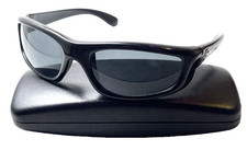 VON ZIPPER ALL DAY Black Plastic Rectangular Wrap Sunglasses