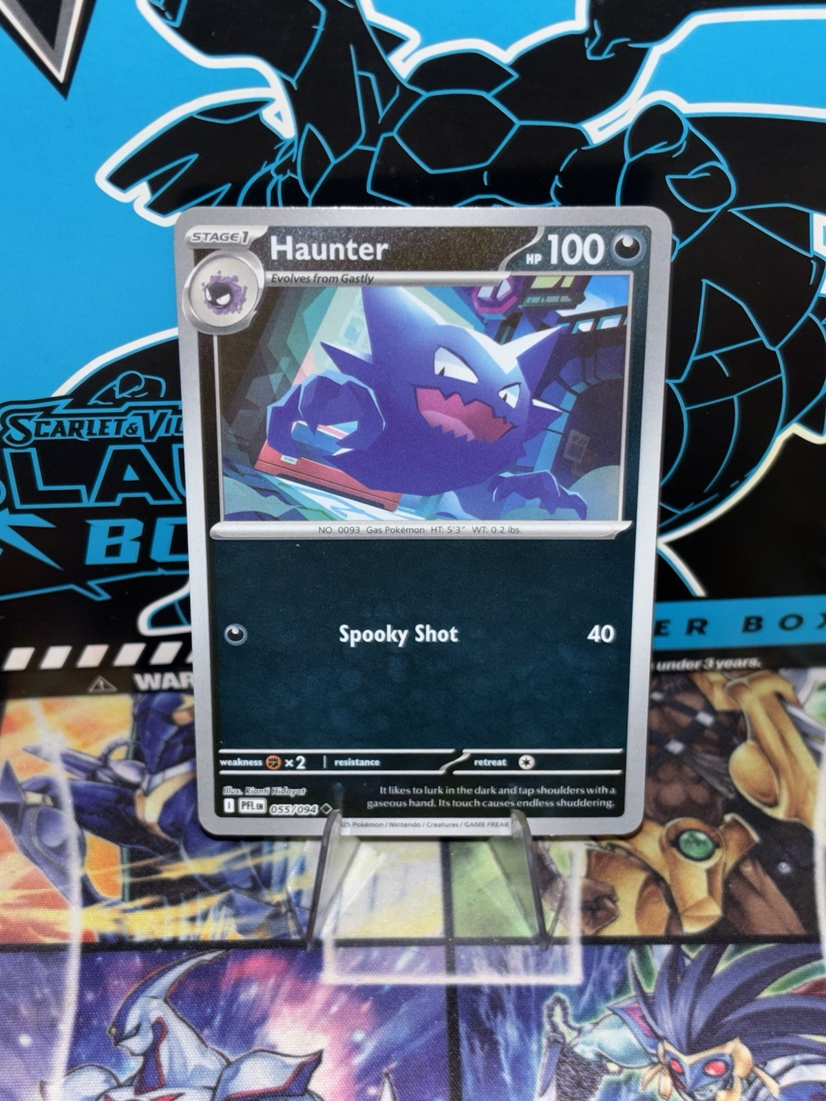 Haunter 055/094 Me02: Phantasmal Flames Reverse Holo