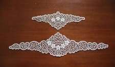 Lace Cant  2 towel inserts large 48x12 and small 27x10