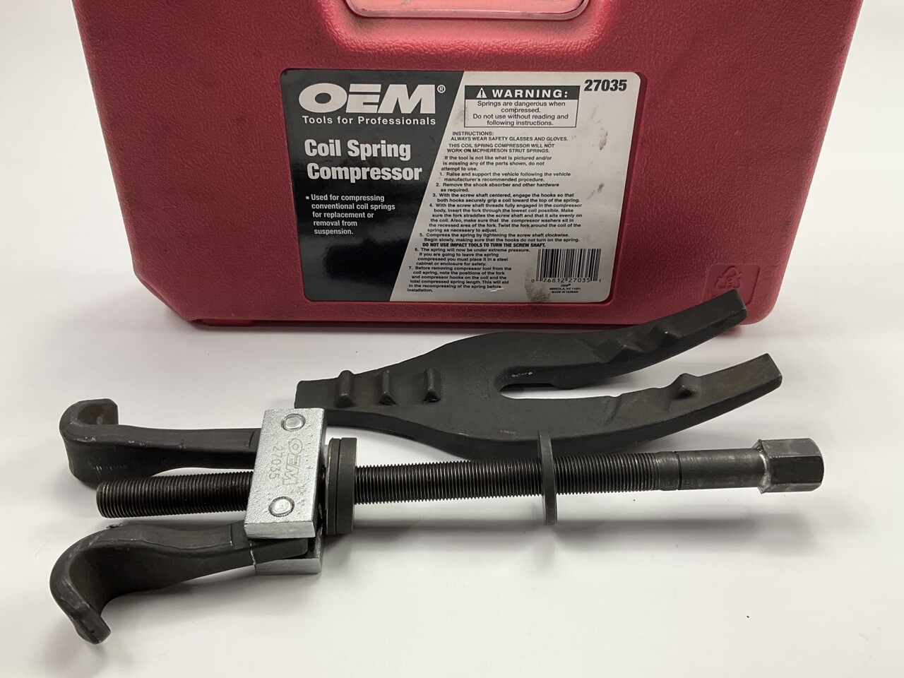 USED 19 OEM TOOLS 27035 Coil Spring Compressor Tool eBay