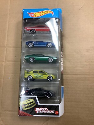 Hot Wheels 5-Pack Gift Pack Lamborghini, Corvette, Fast & Furious