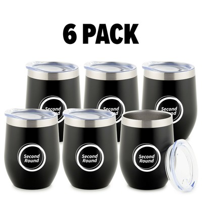 black wine tumbler bulk
