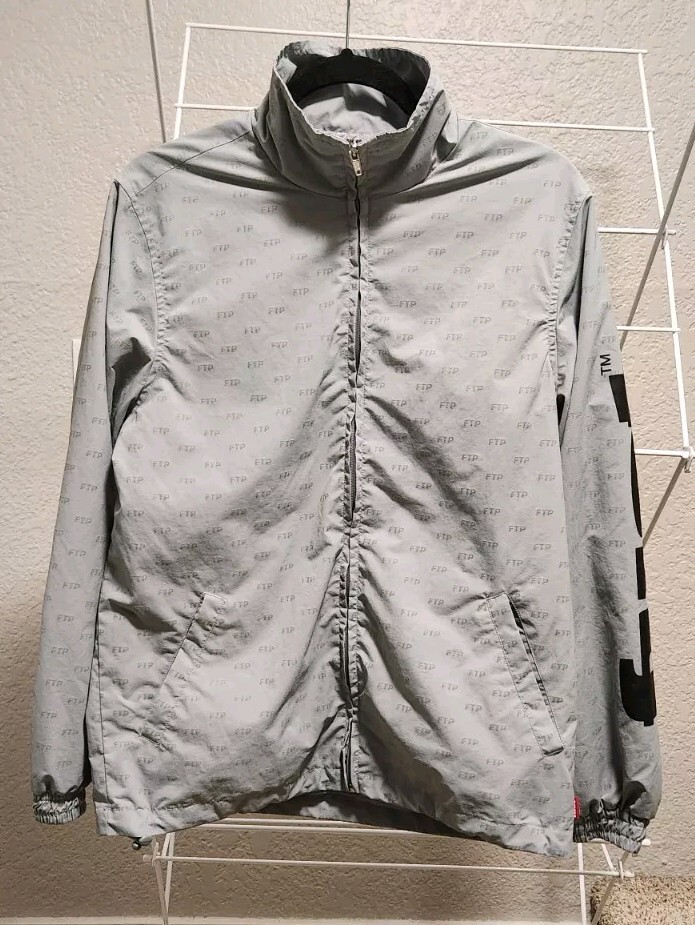 FUCT FTP all over 3M Reflective print Windbreaker Jacket