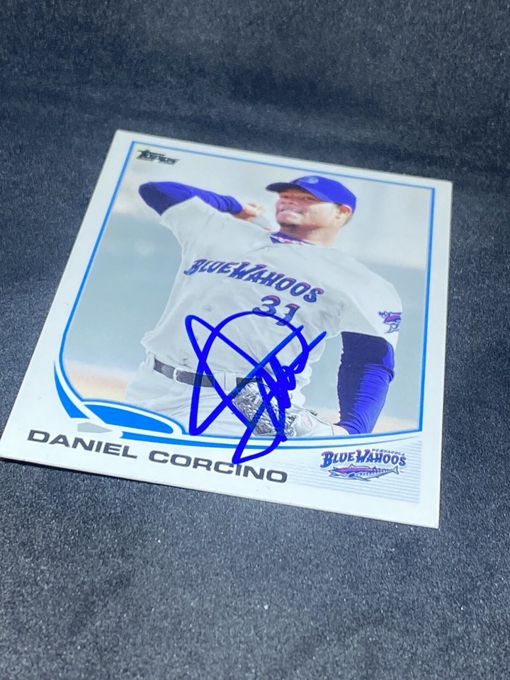 Daniel Corcino 2013 Topps Pro Debut 26 Pensacola Blue Wahoos Auto