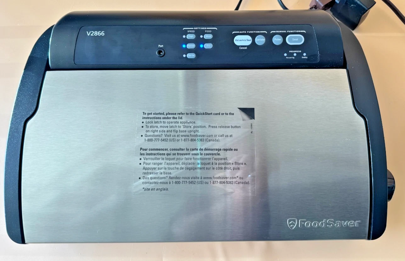 Foodsaver V2866 Vacuum Sealing System Stainless Steel Finish Countertop | Tested
Opens in a new wind
