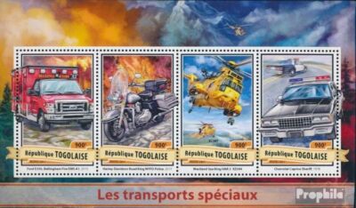 Togo 2013 – Feuille Miniature Art Japonais – Timbres Neufs Avec Gomme Originale MNH – Catalogue 4711-4714 – Qualité Prophila