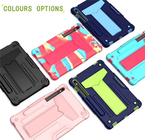 Heavy Duty Stand Case Rugged Cover For Samsung Galaxy Tab S10 FE /S10 FE+ Tablet - Picture 4 of 54