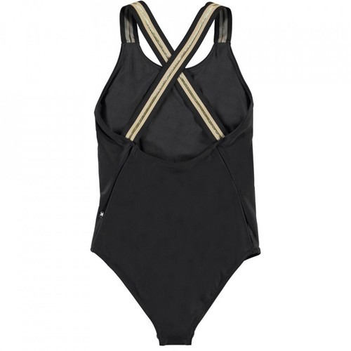 Molo L59510 Girls Black Neve Crisscross Back One Piece Swimsuit Size 164 /14Y - Picture 6 of 6