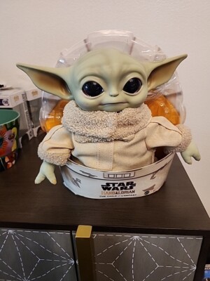 Star Wars Mandalorian The Child Plush Baby Yoda Doll Grogu Soft Mattel  New