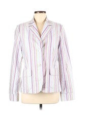 Faconnable Women White Blazer M