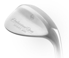 64 DEGREE LOB WEDGE PROFESSIONAL OPEN SERIES, STEEL SHAFT, CHOOSE FLEX, GRIPSIZE