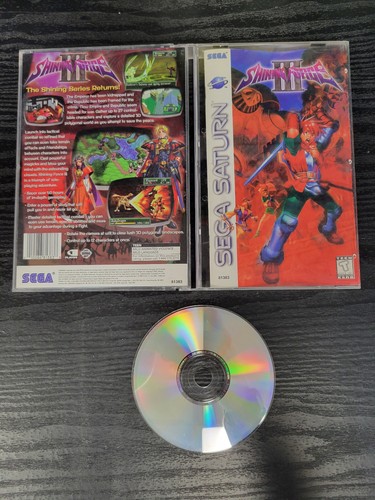 SHINING FORCE III SEGA SATURN NTSC-USA (COMPLETE - GOOD CONDITION